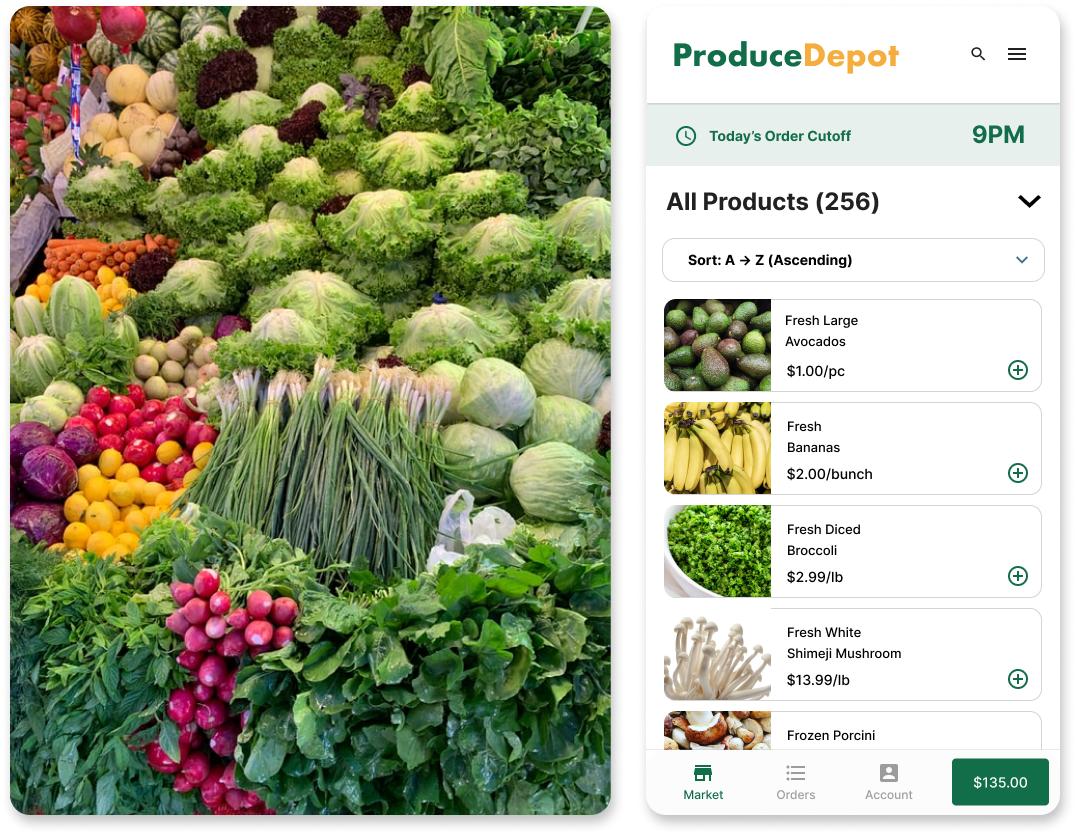 Sell Produce Online Screenshot 1